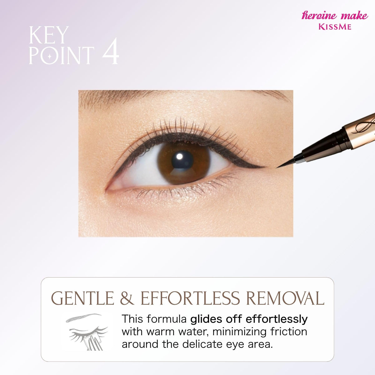 Heroine Make beside a coin showing pen scale for size and portability