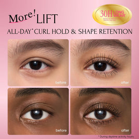 Heroine Make creamy formula texture close-up for smooth, clump-free application