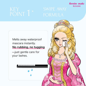 Heroine Make clear liquid texture drop demonstrating lightweight, fast action