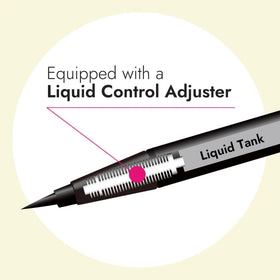 Heroine Make ink texture droplet showing rich pigment and smooth flow