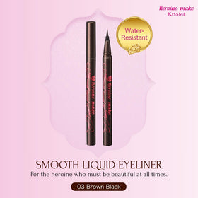 Heroine Make ultra-fine brush tip close-up for precise hairline strokes
