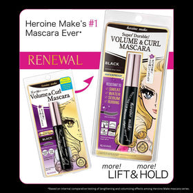 Heroine Make wand and brush close-up demonstrating precision application and even coating