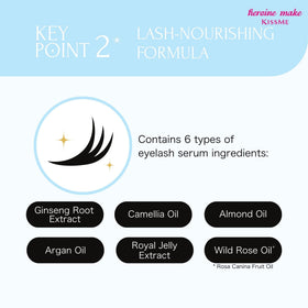 Heroine Make wand in use gently dissolving waterproof mascara on lashes