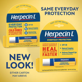Herpecin-L tube in a jeans pocket demonstrating compact 0.1 oz portability