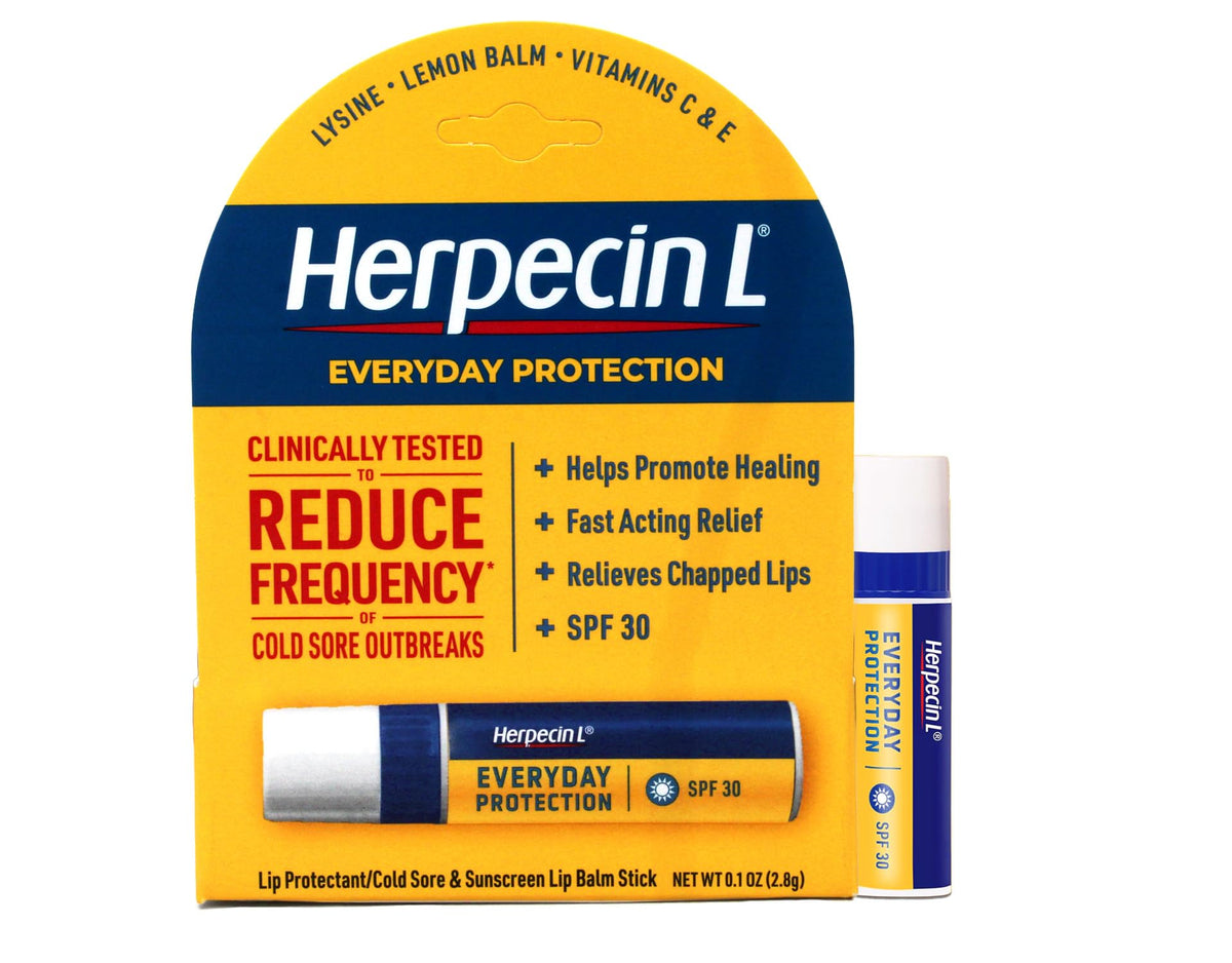 Herpecin-L stick extended to display product length and applicator