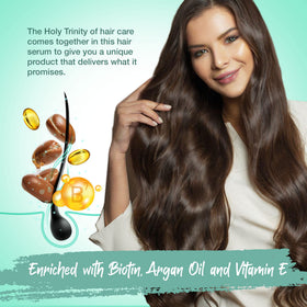 HerStyler argan oil texture close-up highlighting nourishing oil shine benefit