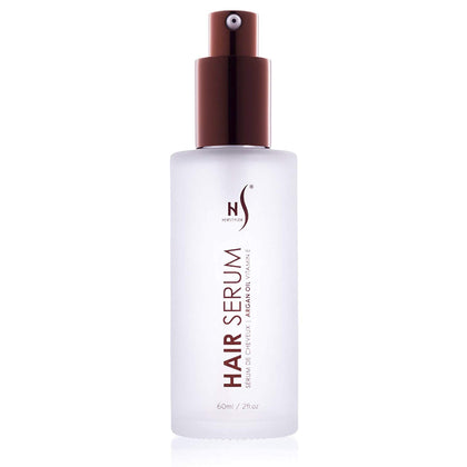 HerStyler front packaging showing compact glass bottle and cap benefit neat storage