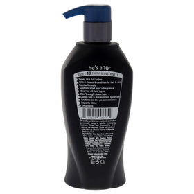 It's a 10 creamy lather close-up demonstrating rich foam and efficient cleansing