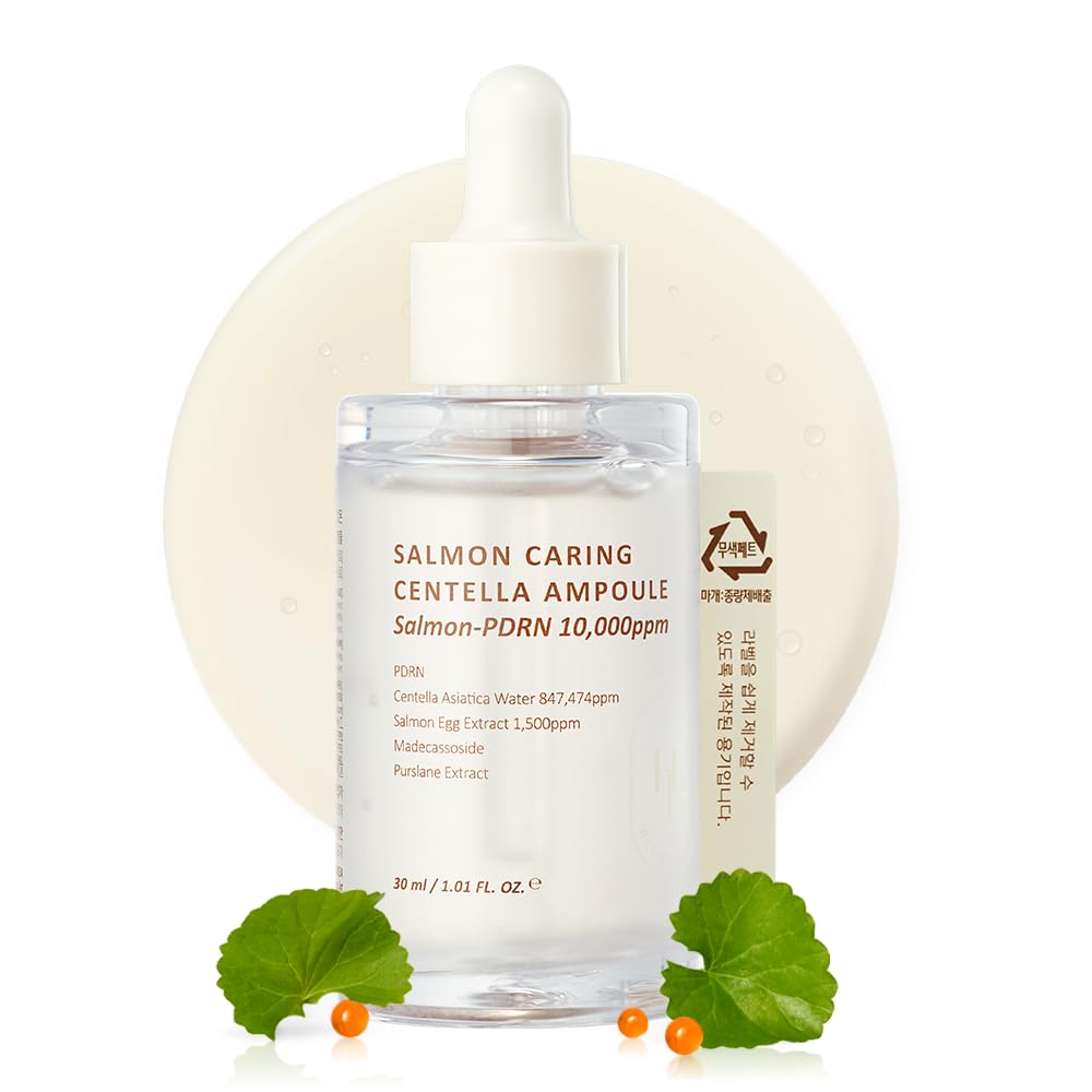 HEVEBLUE front packaging showing ampoule bottle and calming design for soothing skin