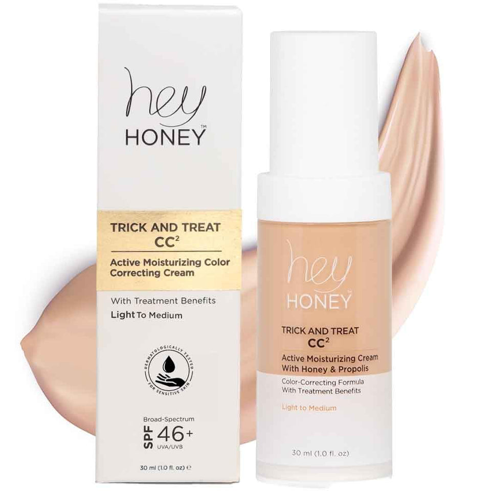 Hey Honey front packaging showing 1 oz tube and clear labeling benefits
