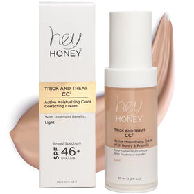Hey Honey front packaging showing product and benefits for an easy routine
