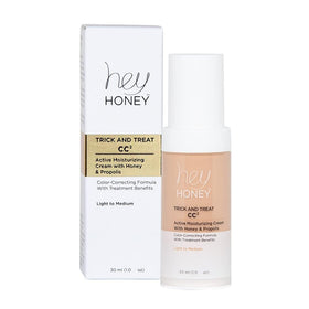 Hey Honey shade swatch strip showing adaptive color match across tones