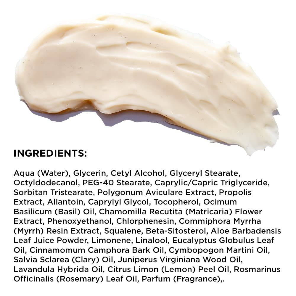 Hey Honey label close-up showing ingredient list and clean-formula benefit
