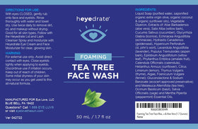 Heyedrate on bathroom counter styling showing daily routine and convenient use benefit