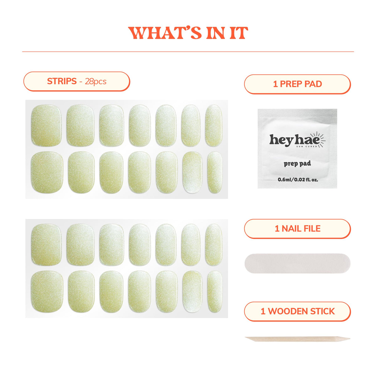 heyhae applying strip with hands demonstrating easy no-mess application and fit