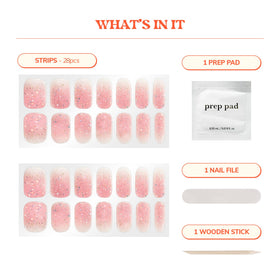 heyhae showing a strip warmed in hand for flexible application and secure fit