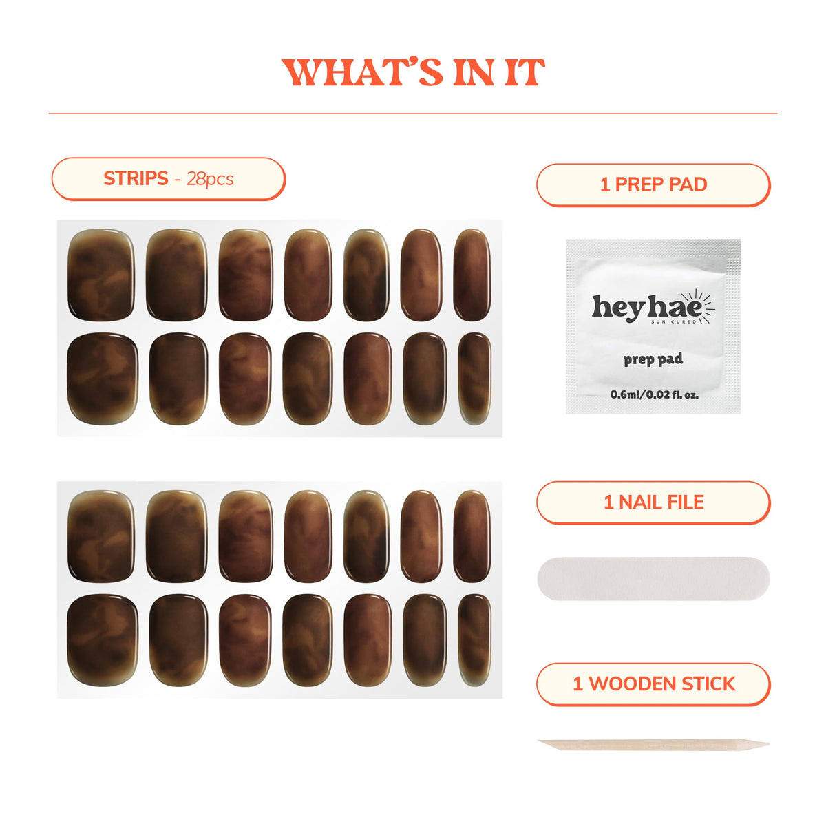 heyhae application scene with prep pad and wooden stick for easy use