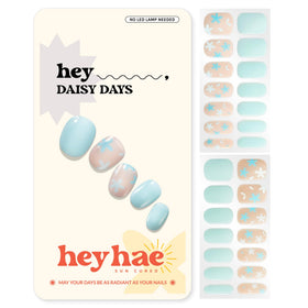 heyhae front packaging showing Hey, Daisy Days kit and included tools for easy application