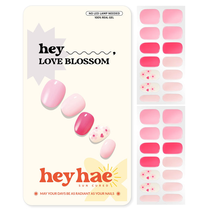 heyhae front packaging showing kit contents and romantic design benefit