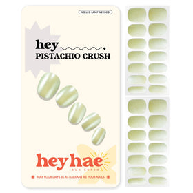 heyhae front packaging showing pistachio crush and kit contents benefit quick identification