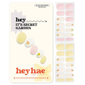 heyhae front packaging showing yellow floral design and included kit benefits
