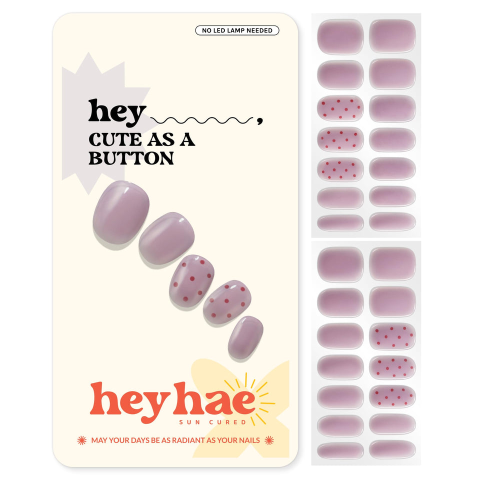 heyhae front packaging displaying kit contents and purple polka dots for instant style