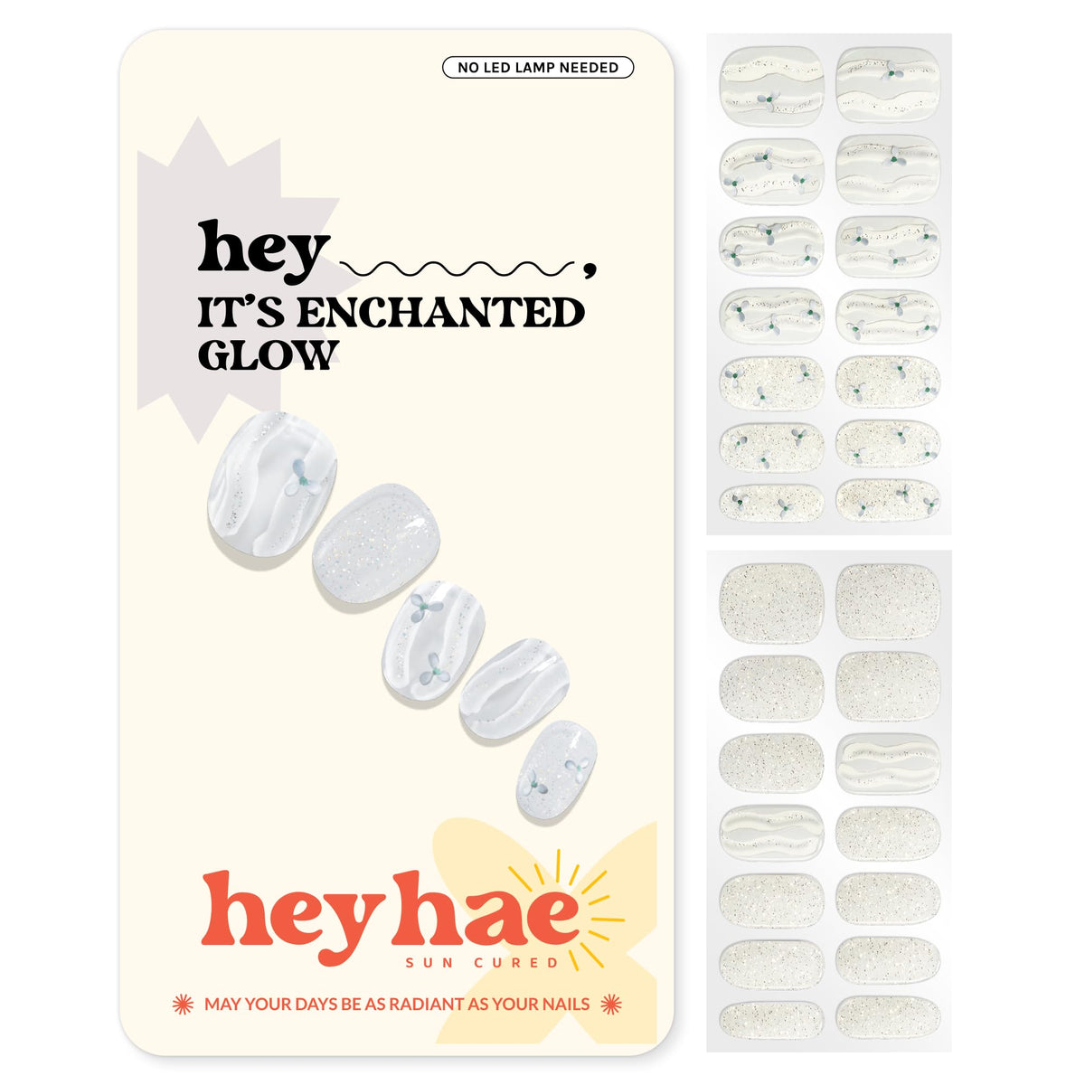 heyhae kit front packaging showing strips and accessories for easy application