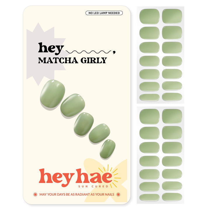 heyhae front packaging showing kit contents and vibrant matcha design benefits easy start