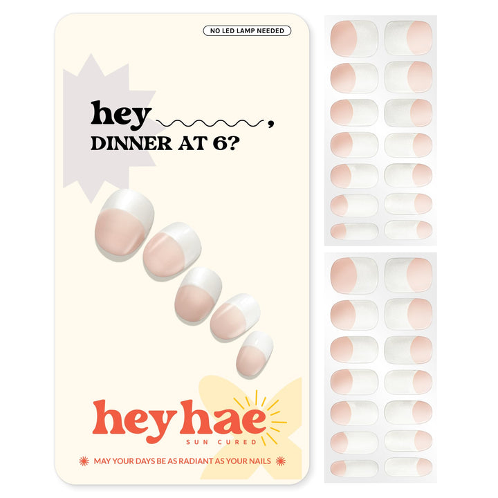 heyhae front packaging showing kit contents and elegant design for easy at-home use