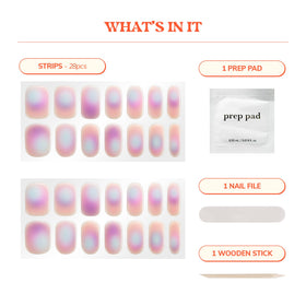 heyhae glossy texture close detail showing high-shine finish for polished nails