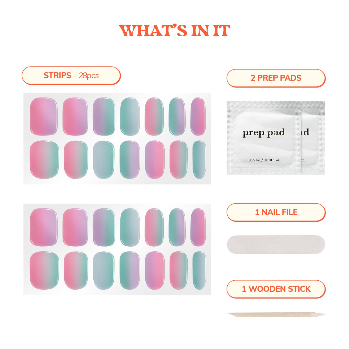 heyhae hand applying strip demonstrating easy stretch fit and quick adhesion benefit
