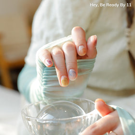 heyhae curing strips outdoors in sunlight for convenient lamp-free finish benefit