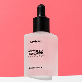 heyhae product staged in bathroom showing at-home nail care convenience