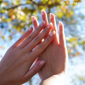 heyhae on-hand full set showing finished nails benefit: salon-quality look at home