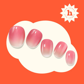 heyhae on-nail before and after demonstrating salon-like results and durability