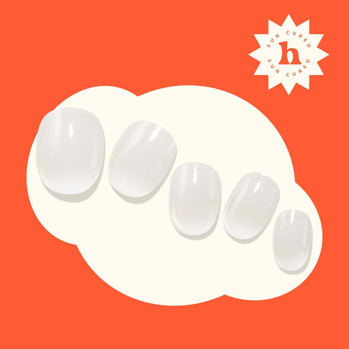 heyhae scale comparison with a coin to illustrate strip sizes and fit variety for nails
