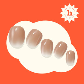 heyhae strips next to fingers for size comparison and fit guidance