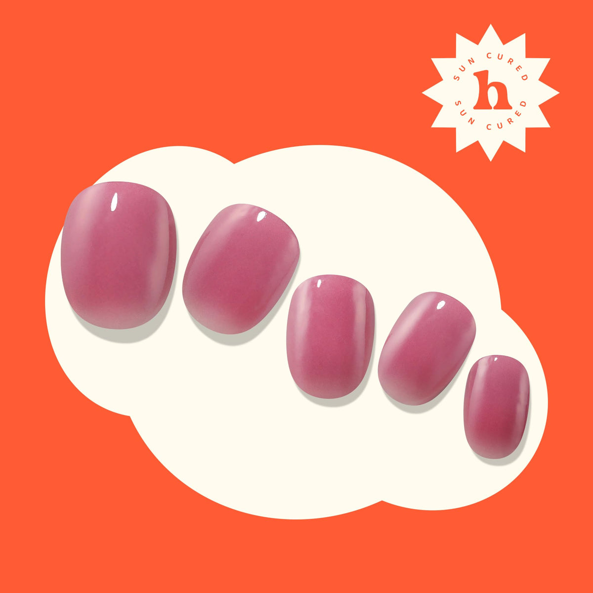 heyhae side view of nail strip edge showing smooth finish and easy filing