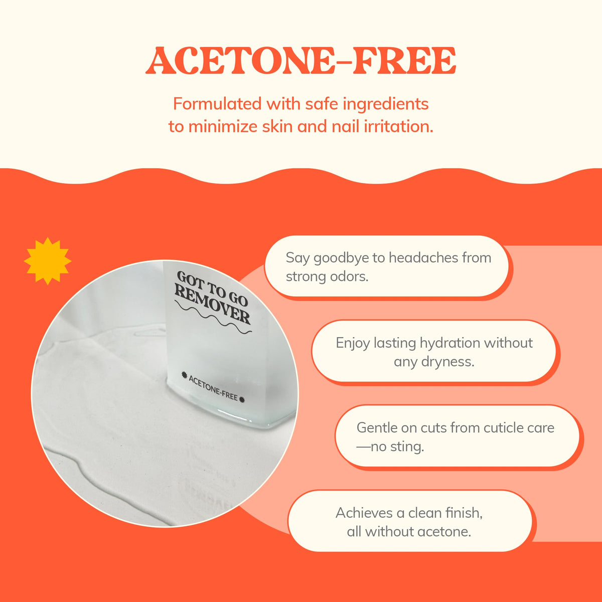 heyhae bottle beside hand for size comparison and travel-friendly benefit