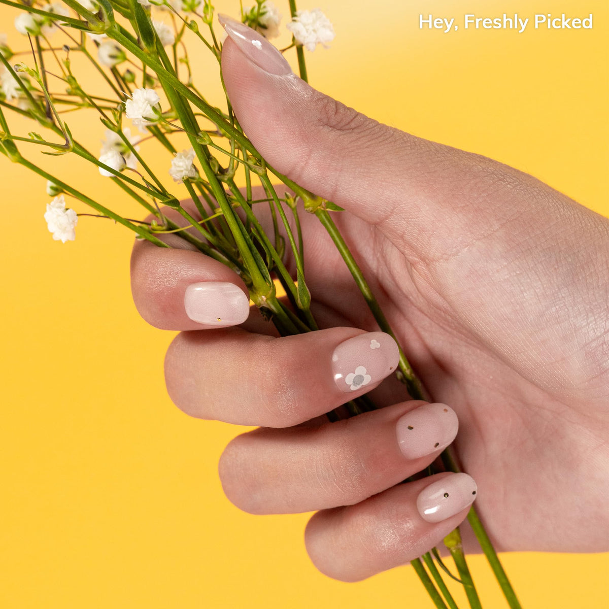 heyhae strip close-up texture highlighting smooth gel surface and durable finish