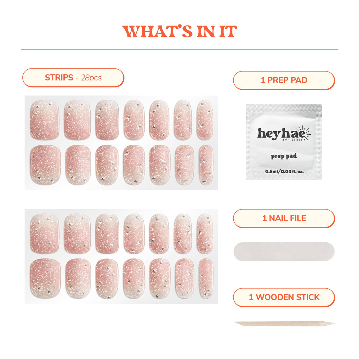 heyhae strip texture and thickness side view showing semi-cured gel layer benefit: flexible fit