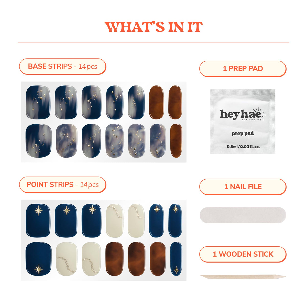 heyhae hands applying a strip demonstrating easy stretch fit and neat placement