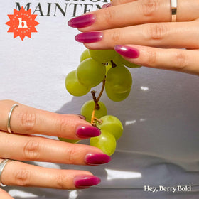 heyhae glossy gel texture detail highlighting durable shiny finish benefit