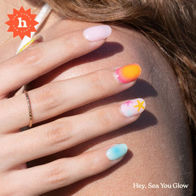 heyhae reflective texture detail showing glossy gel finish for long-lasting sheen benefit