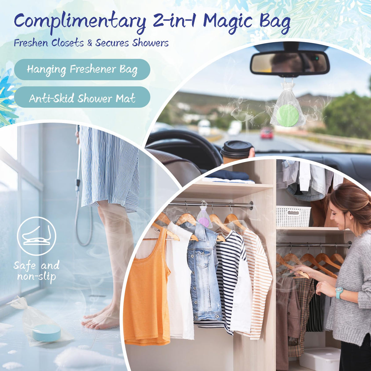 HFHO individually sealed pouch for freshness and travel convenience