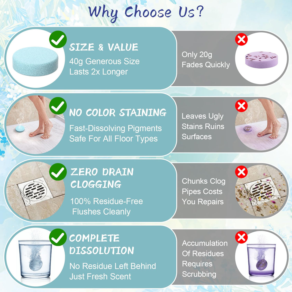 HFHO steamer releasing steam in shower for quick aromatherapy