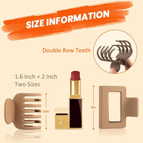 HFLYJPYW 2-inch rectangle clip closed providing strong medium-hold support