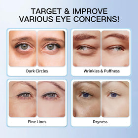 HGTG silky under eye serum texture drop demonstrating lightweight hydration
