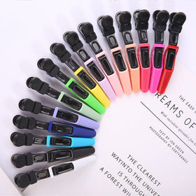 HH&LL multicolor clips laid out for quick color-coding and organized styling