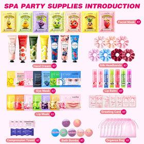 HHXI silk headbands and organza gift bags arranged for easy party distribution